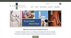 Desktop Screenshot of newhopefairfax.org