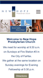 Mobile Screenshot of newhopefairfax.org
